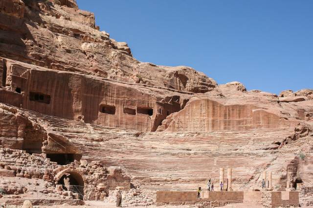 Nabatean Theatre, Petra, Wadi Musa, Jordan